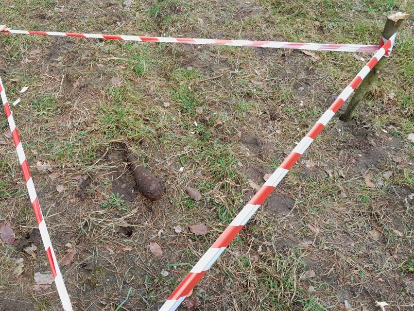 Jeden z granatów znaleziono w rejonie Małego Gacna, kolejny...