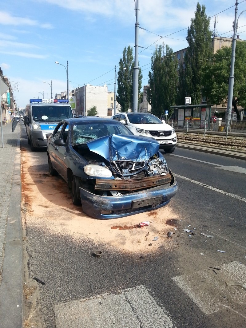 Zderzenie na ul. Zachodniej