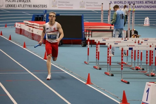 Na zdjęciu Krzysztof Guzowski ze Złotnik, reprezentujący Olimpię Poznań