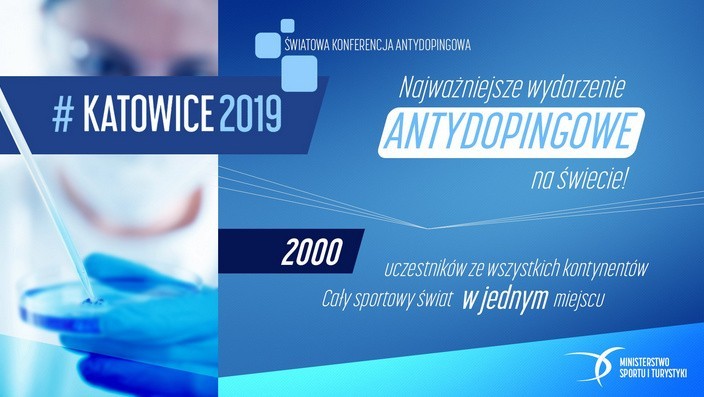Jest! Światowy Kongres Antydopingowy w 2019 r. w Katowicach!