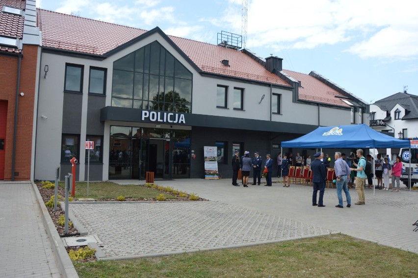 Policja, straż pożarna i pomoc medyczna w nowym kompleksie budynków w Łebie | WIDEO, ZDJĘCIA