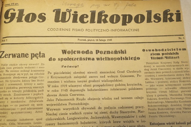 Archiwalne wydania „Głosu Wielkopolskiego” dostępne są w Bibliotece Raczyńskich.