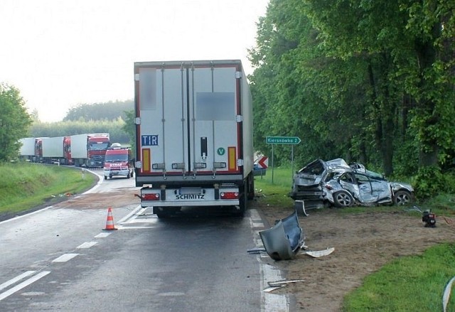 Śmiertelny wypadek w pobliżu miejscowości Grymiaczki