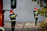 Pożar na Brukowej w Łodzi. Czarny dym nad Teofilowem                                              