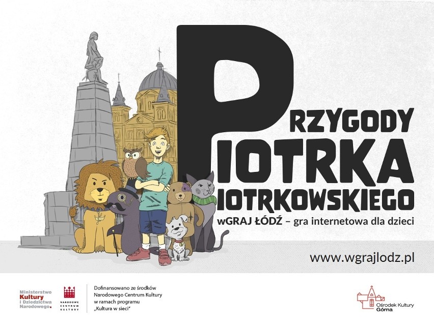 Piotrek Piotrkowski i pies Dżońcio na tropie Jednorożca. Nowa gra internetowa