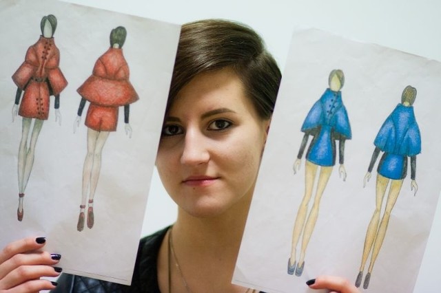 Ewy Poleszczuk prezentuje szkice swojej kolekcji