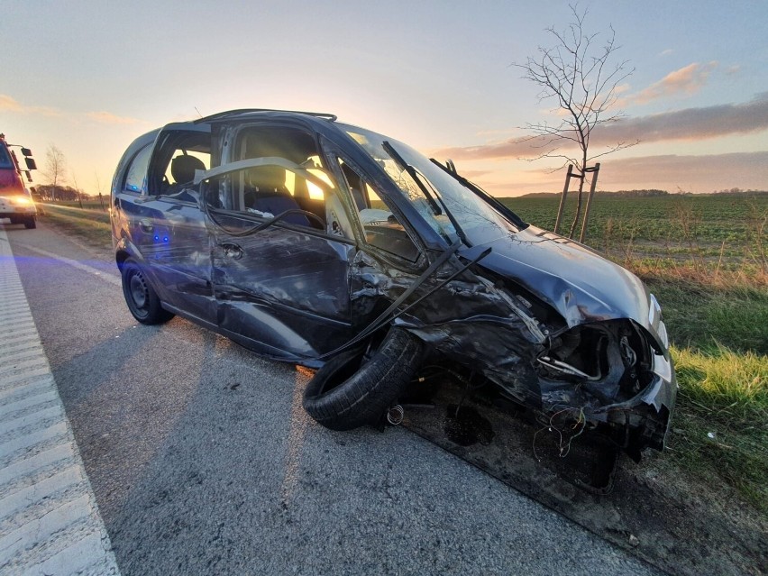 Wypadek w Sławutówku, pow. Puck, 11.04.2022