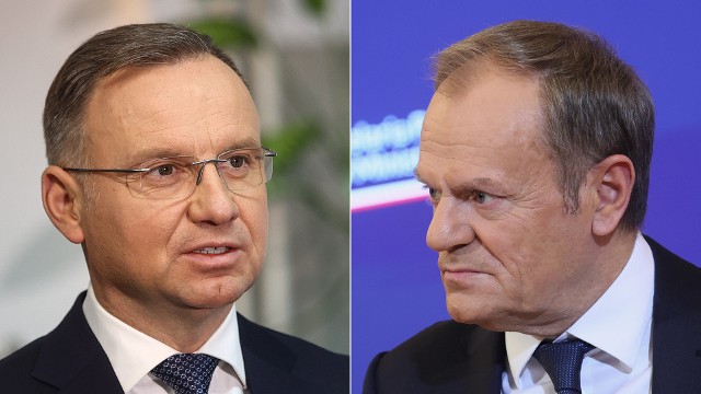 Andrzej Duda i Donald Tusk.