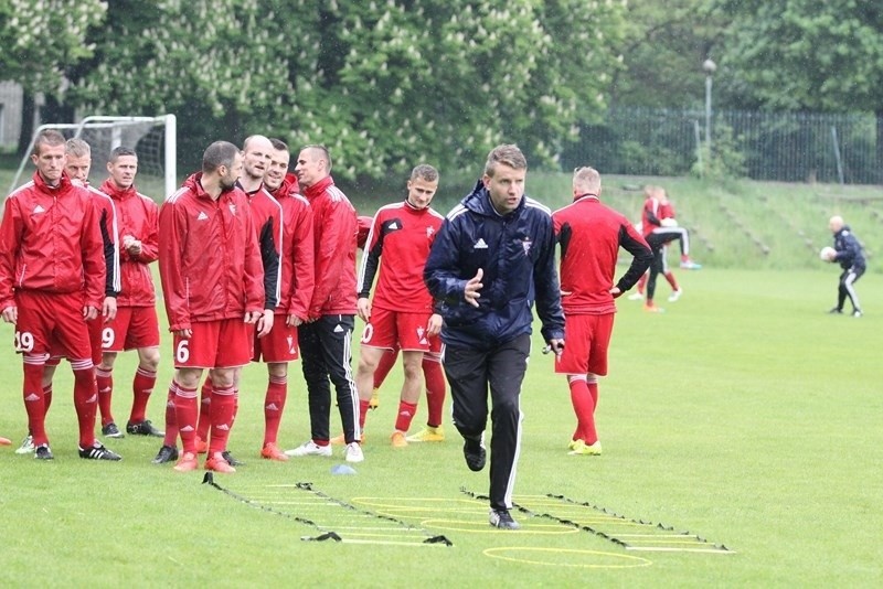 Piłkarze Górnika Zabrze trenowali w czwartek przed meczem z...