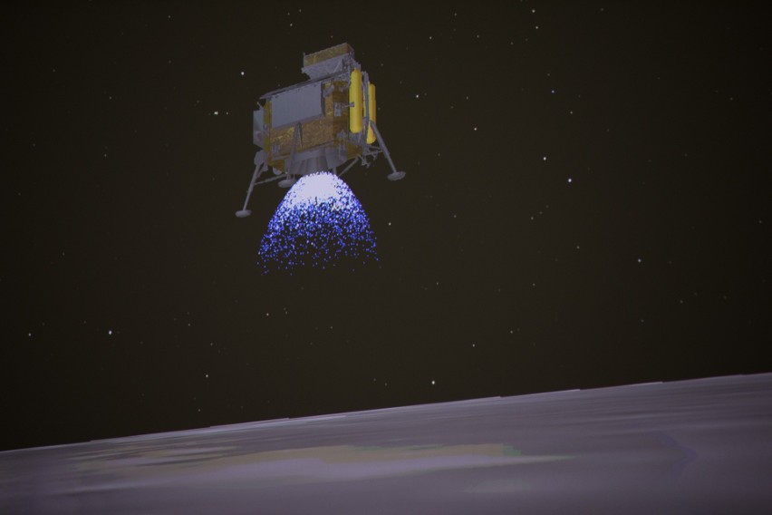 Pojazd kosmiczny Chang'e 4 na ciemnej stronie Księżyca