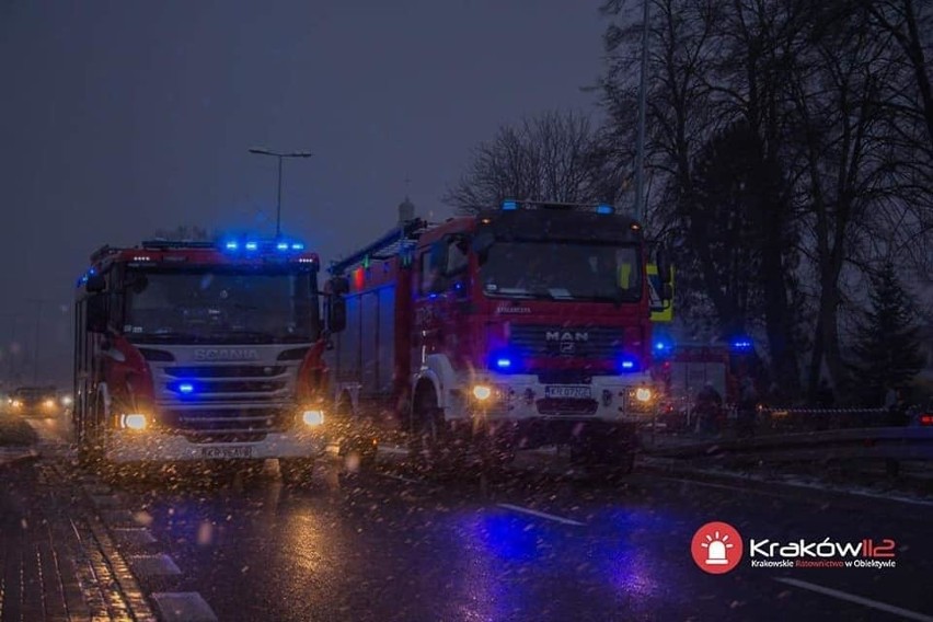 Wypadek w Prusach. Zdjęcia dzięki uprzejmości serwisu Kraków...