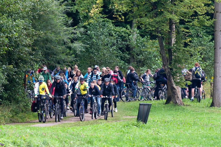 Rozpoczęcie szkolnego roku rowerowego w gimnazjum nr 4