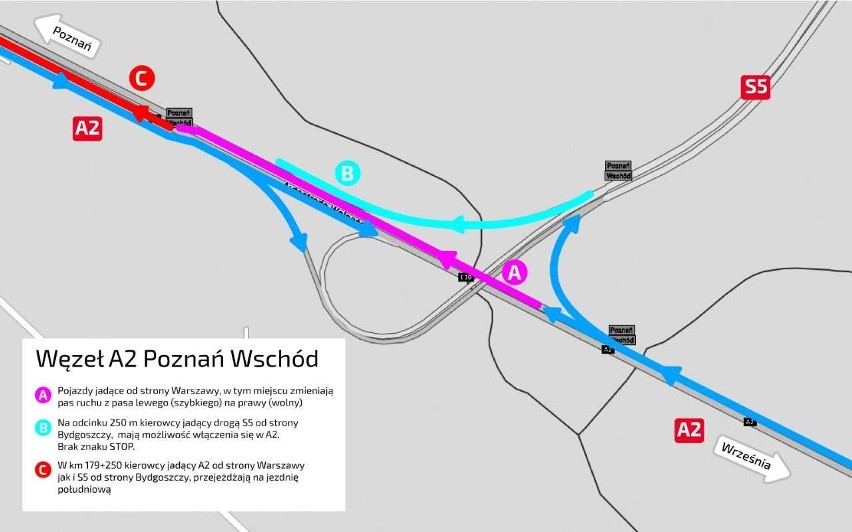 Autostrada A2: Duże utrudnienia w ruchu. Zobacz szczegóły