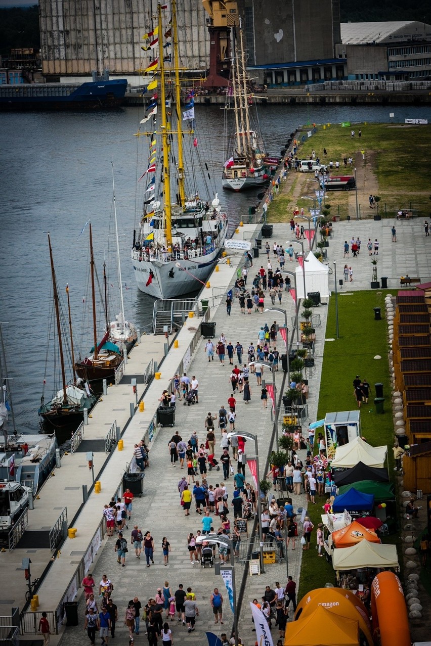 Tak wyglądają Dni Morza_Sail Szczecin 2019 z wysokości....