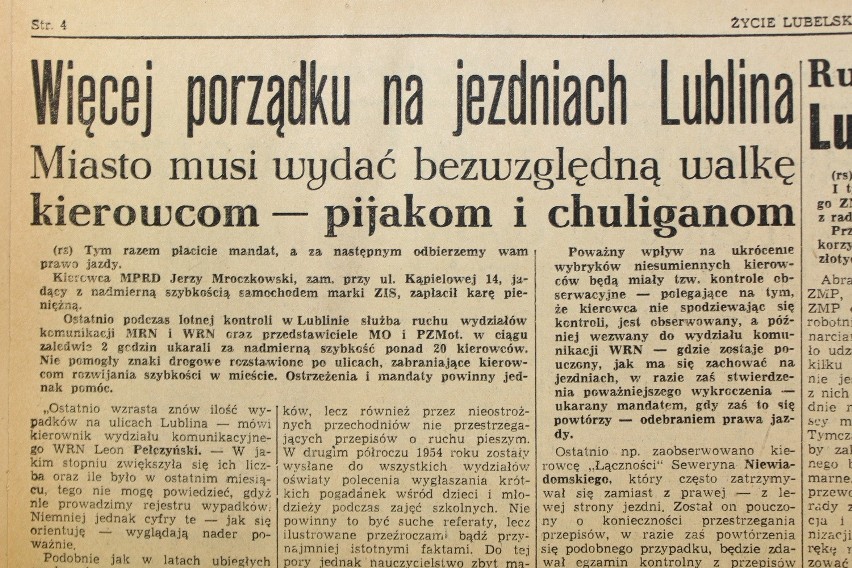 Życie Lubelskie - 7 stycznia 1955 roku