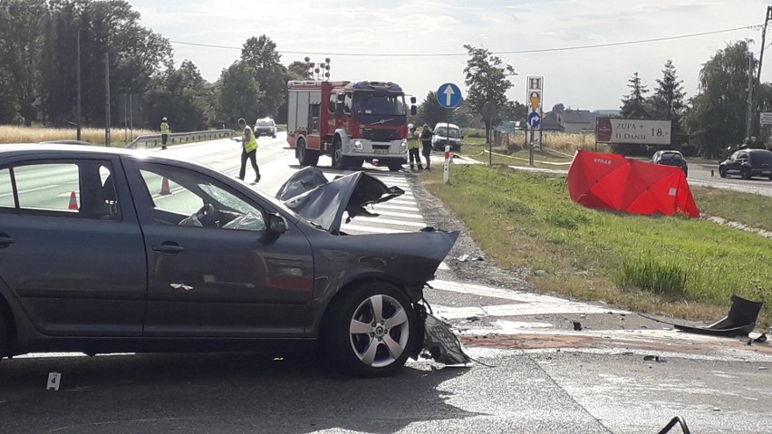 Dramatyczny wypadek na DK 94. Nie żyje motocyklista