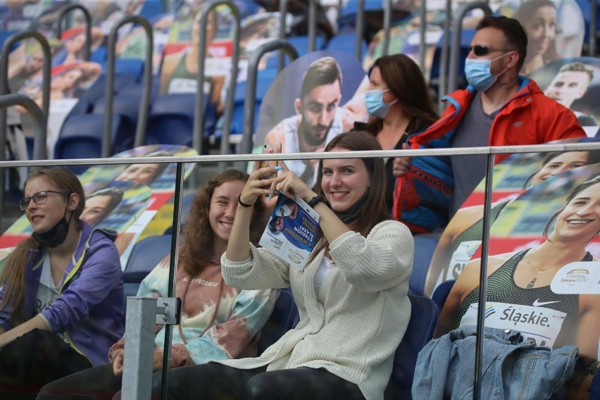 Kibice na Lotto Memoriale Kamili Skolimowskiej na Stadionie...