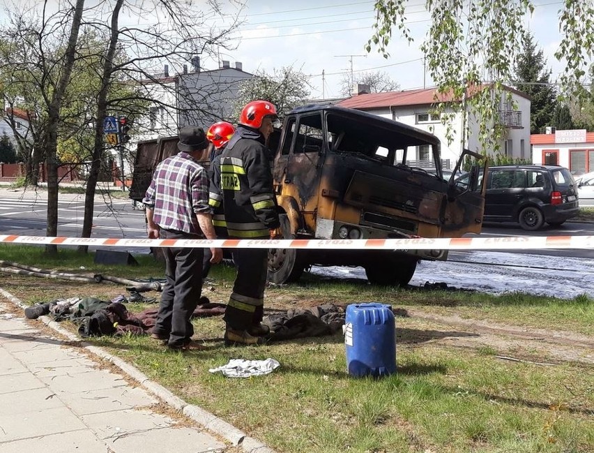 Ciężarowy star, który w czwartek jechał ul. Brzezińską,...