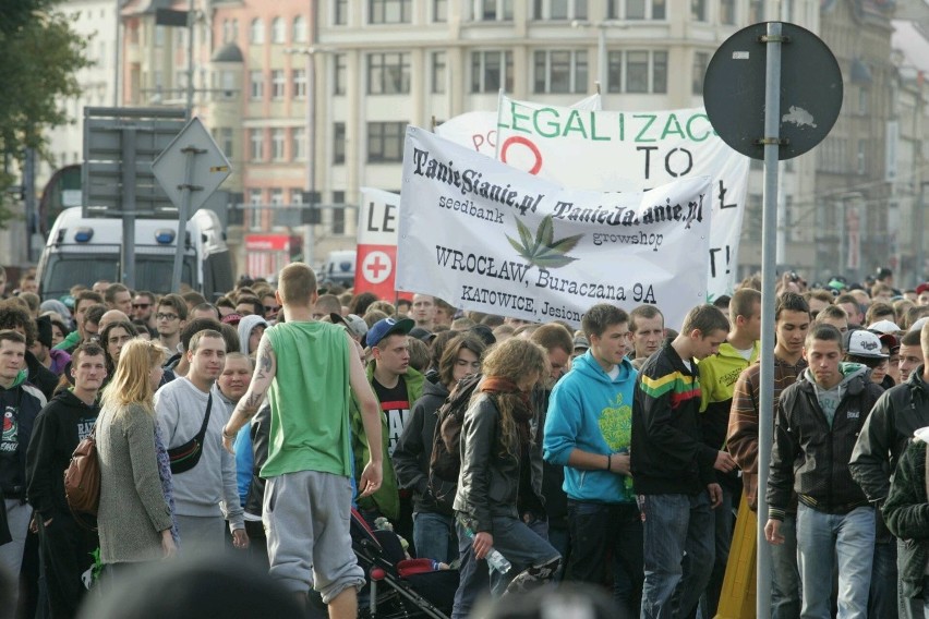Marsz Wolnych Konopi we Wrocławiu - 5.10.2013