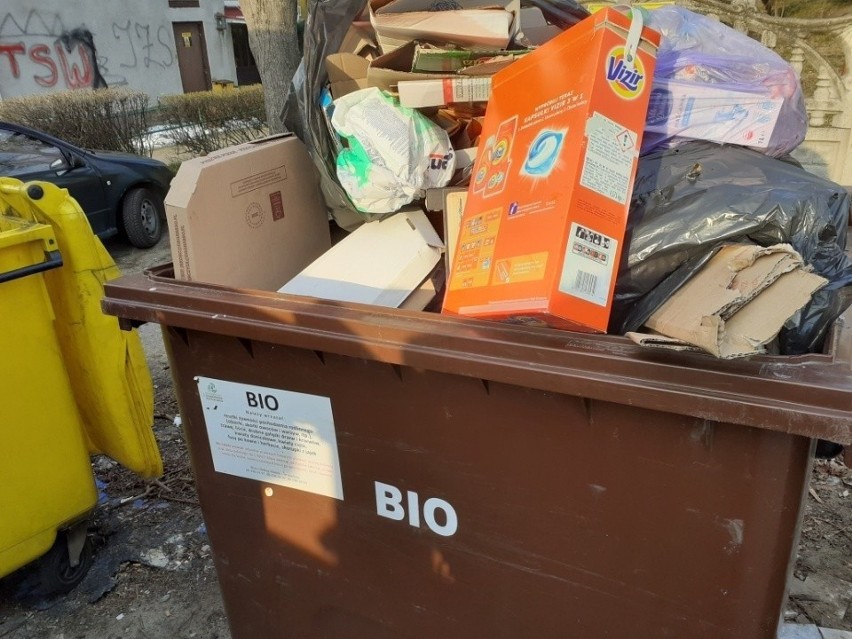 Niewłaściwa segregacja odpadów