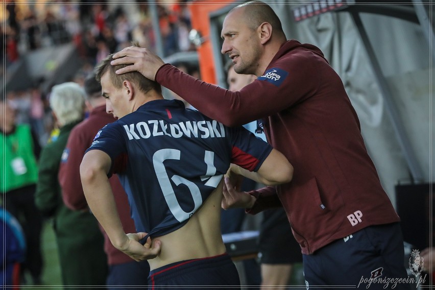 Kacper Kozłowski podczas meczu Cracovia - Pogoń