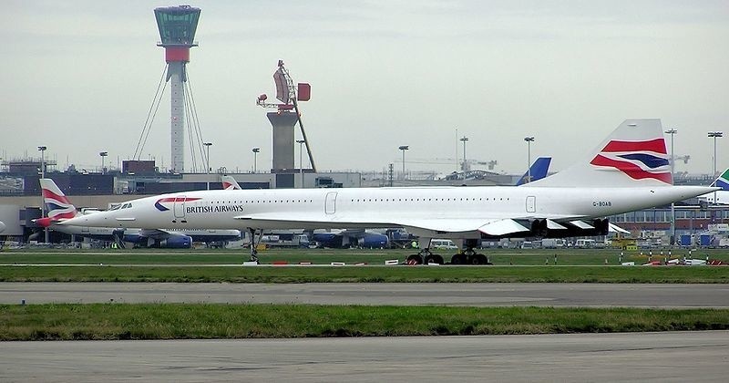 Concorde w barwach British Airways