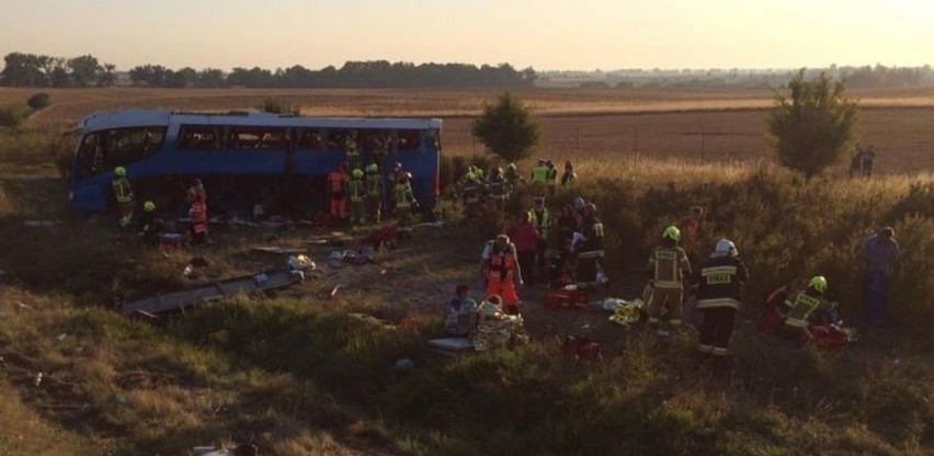 Wypadek autokaru z dziećmi na A1. Jest wyrok w sprawie nieumyślnego sprowadzenia katastrofy w ruchu lądowym!