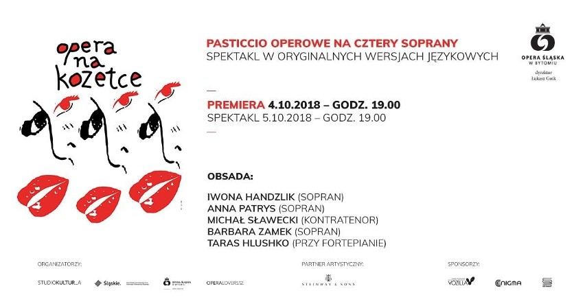 Opera na kozetce – Pasticcio operowe na cztery soprany w Operze Śląskiej. Humor i muzyczna psychoanaliza