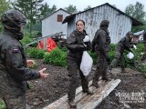 Powódź w woj. śląskim: Żołnierze w Bielsku-Białej i Bieruniu umacniają wały przeciwpowodziowe i usuwają skutki podtopień