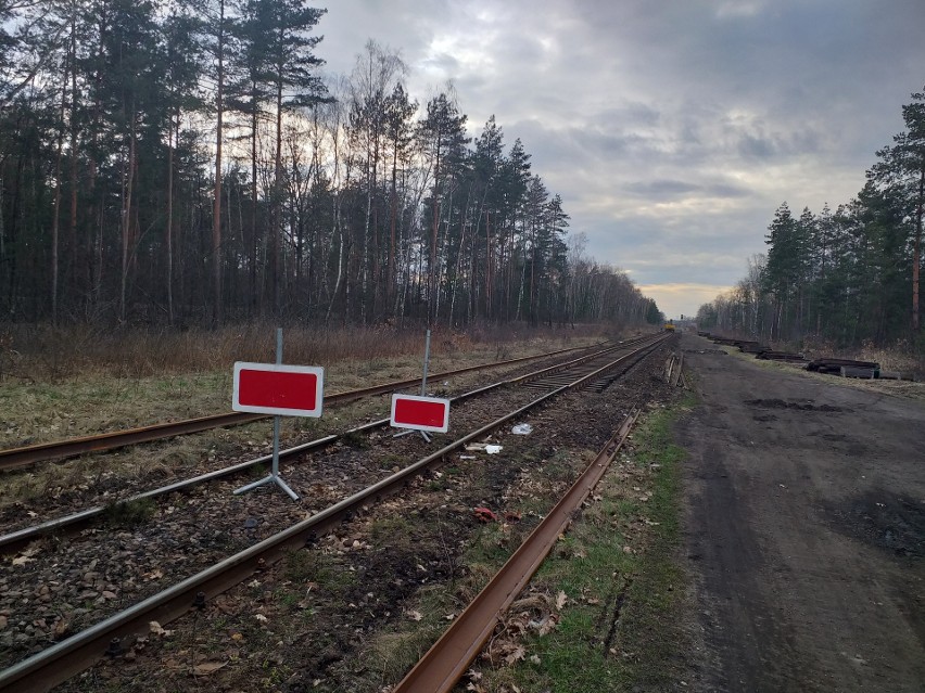 Trwają prace związane z wymianą toru kolejowego w rejonie...