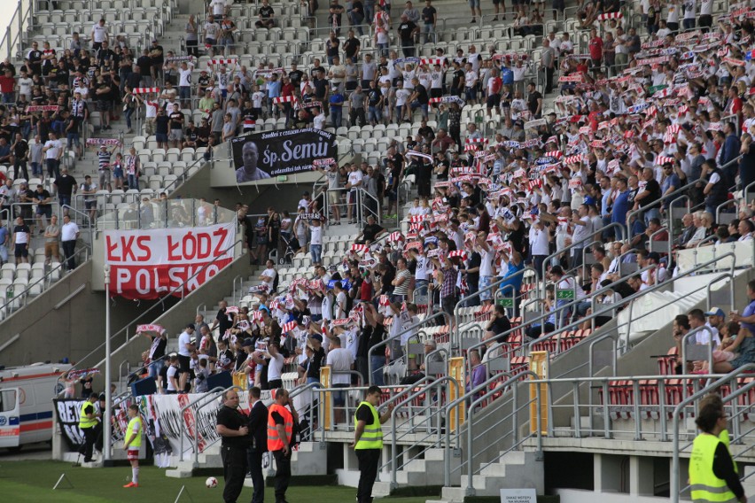 Galeria zdjęć kibiców z meczu ŁKS - Radomiak 3:0