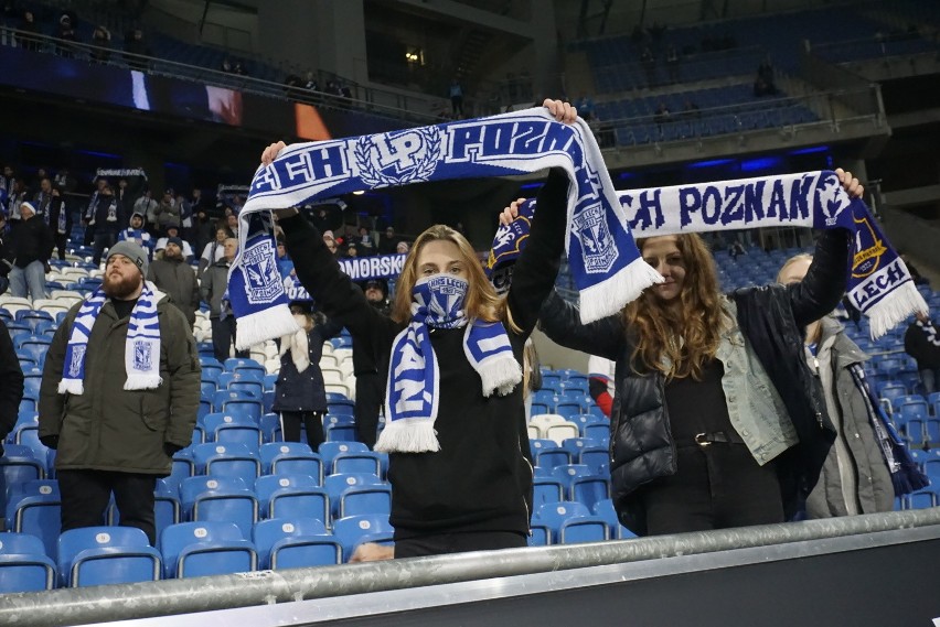 Podczas meczu Lech Poznań - Wisła Płock (2:1) atmosfera na...