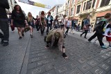 Zombie Walk Łódź: Żywe trupy na Pietrynie. Pochód zombie przeszedł głównym deptakiem Łodzi [ZDJĘCIA]