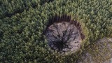 Kolejne zapadlisko w Trzebini. Dziura, która powstała w rejonie Kopalnianej ma około dziesięć metrów średnicy i osiem metrów głębokości