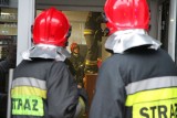 Pożar hurtowni owoców w Koninie. Strażacy szybko zażegnali problem
