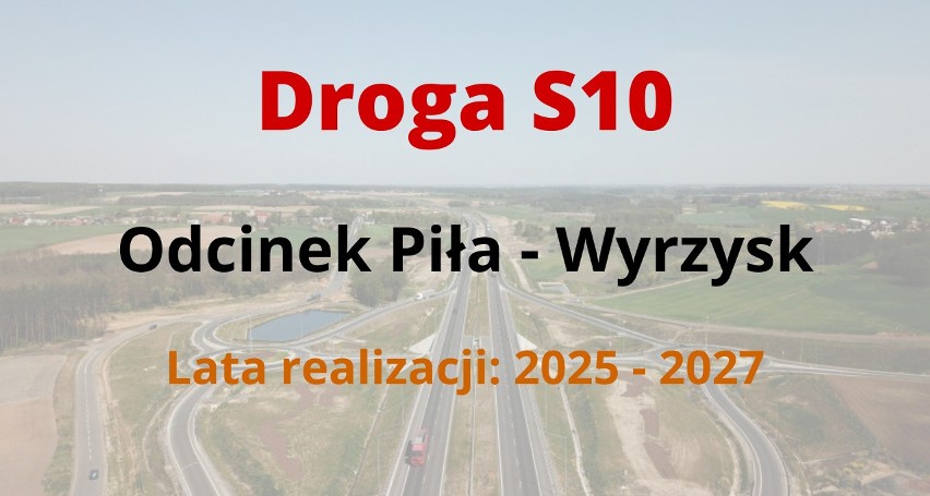 Projektowany odcinek S10 Piła - Wyrzysk rozpocznie swój bieg...