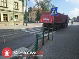 Wypadek w Skawinie, piesza potrącona przez TIR-a