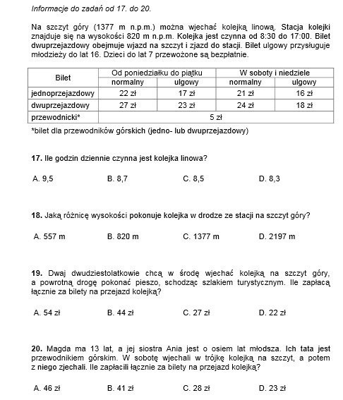 Sprawdzian szóstoklasisty PYTANIA, ZADANIA, ARKUSZE,...