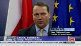 Radek Sikorski: Polska na razie nie czuje się militarnie zagrożona [WIDEO]