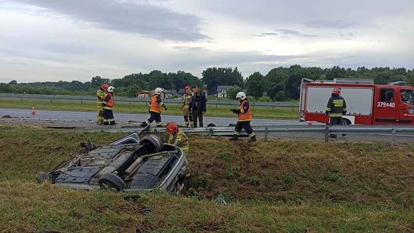 Wypadek na autostradzie A4 w Zaczarniu, 10.07.2021