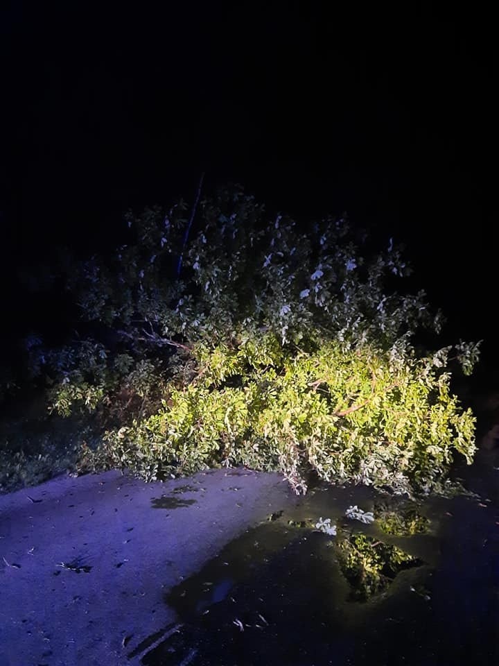 Nocna burza spustoszyła powiat buski. Podtopienia, pożar, połamane drzewa [ZDJĘCIA]
