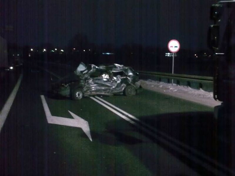 Wypadek w Ostródzie. Kierowca zginął na miejscu