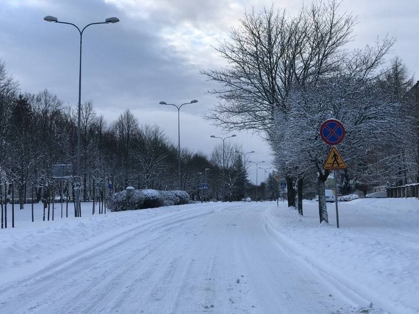 Zima 2021 w Słupsku. Miasto w zimowej odsłonie [ZDJĘCIA]