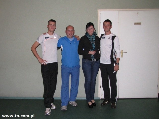 Spotkanie Marcina i Tomasza Lewandowskich ze sportowcami UOLKA