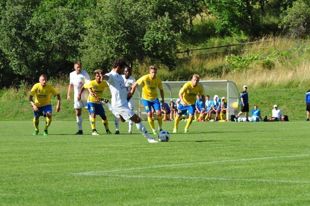 Leandro Rossi zdobył jedynego gola dla Radomiaka w środowym sparingu z czeskim FC Fastav Zlin.