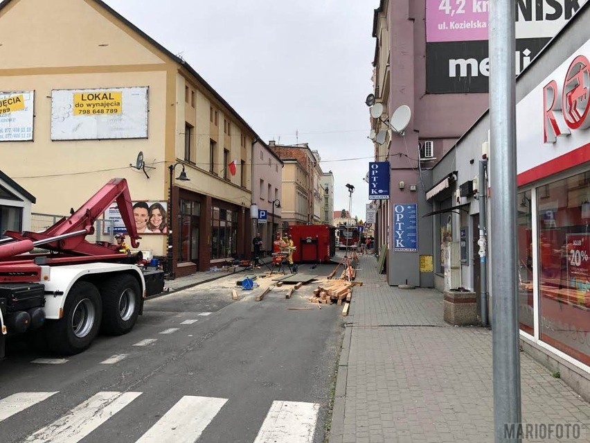 Wybuch gazu w kamienicy w Kędzierzynie-Koźlu.