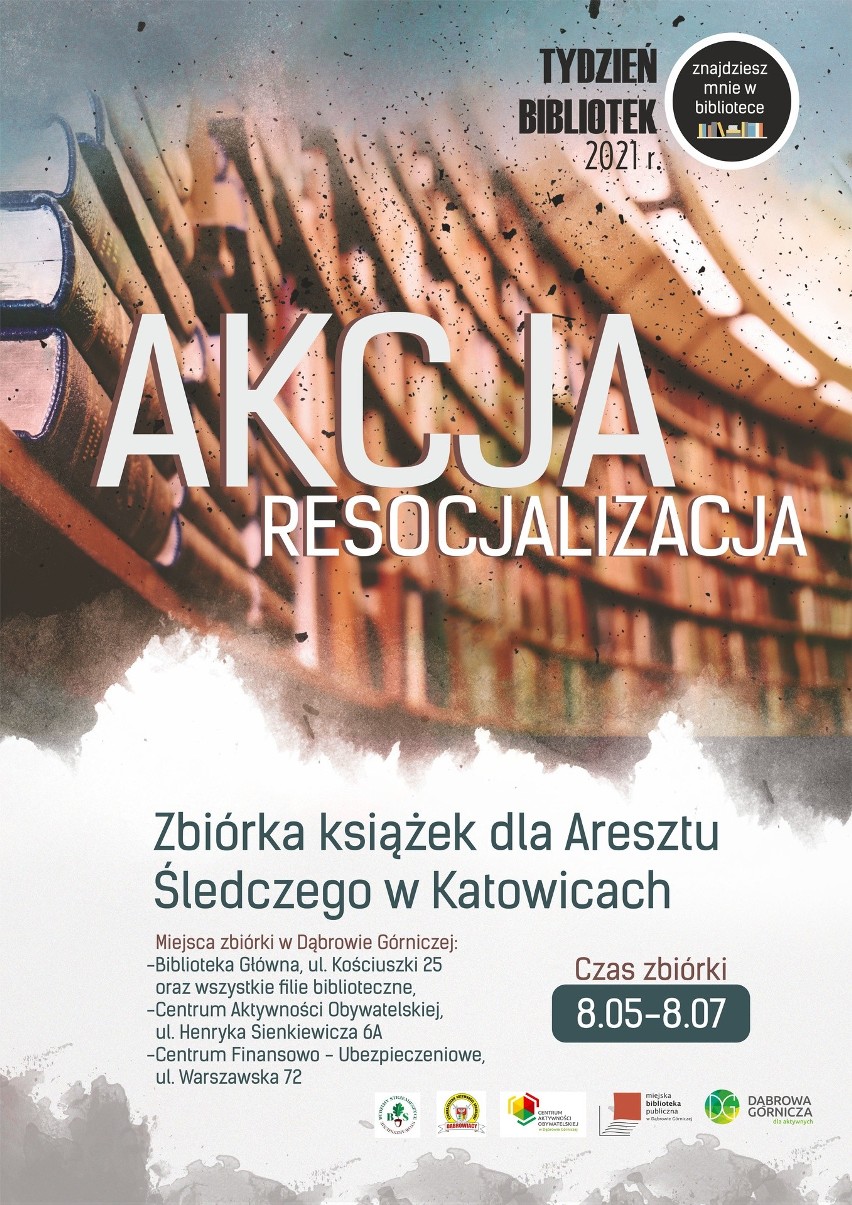 Dąbrowa Górnicza. Będą zbierać książki dla osadzonych w Areszcie Śledczym w Katowicach. To już trzecie tego typu przedsięwzięcie 