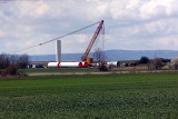 Tuż przy A4 na Dolnym Śląsku powstają gigantyczne turbiny wiatrowe [ZDJĘCIA]