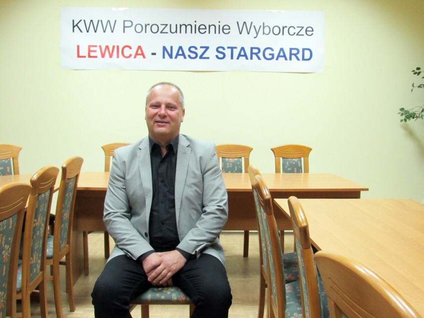 Kandydat na prezydenta Stargardu Wojciech Seredyński zadowolony ze swojego startu i z przebiegu kampanii