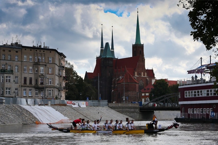 Regaty akademickie na Odrze we Wrocławiu